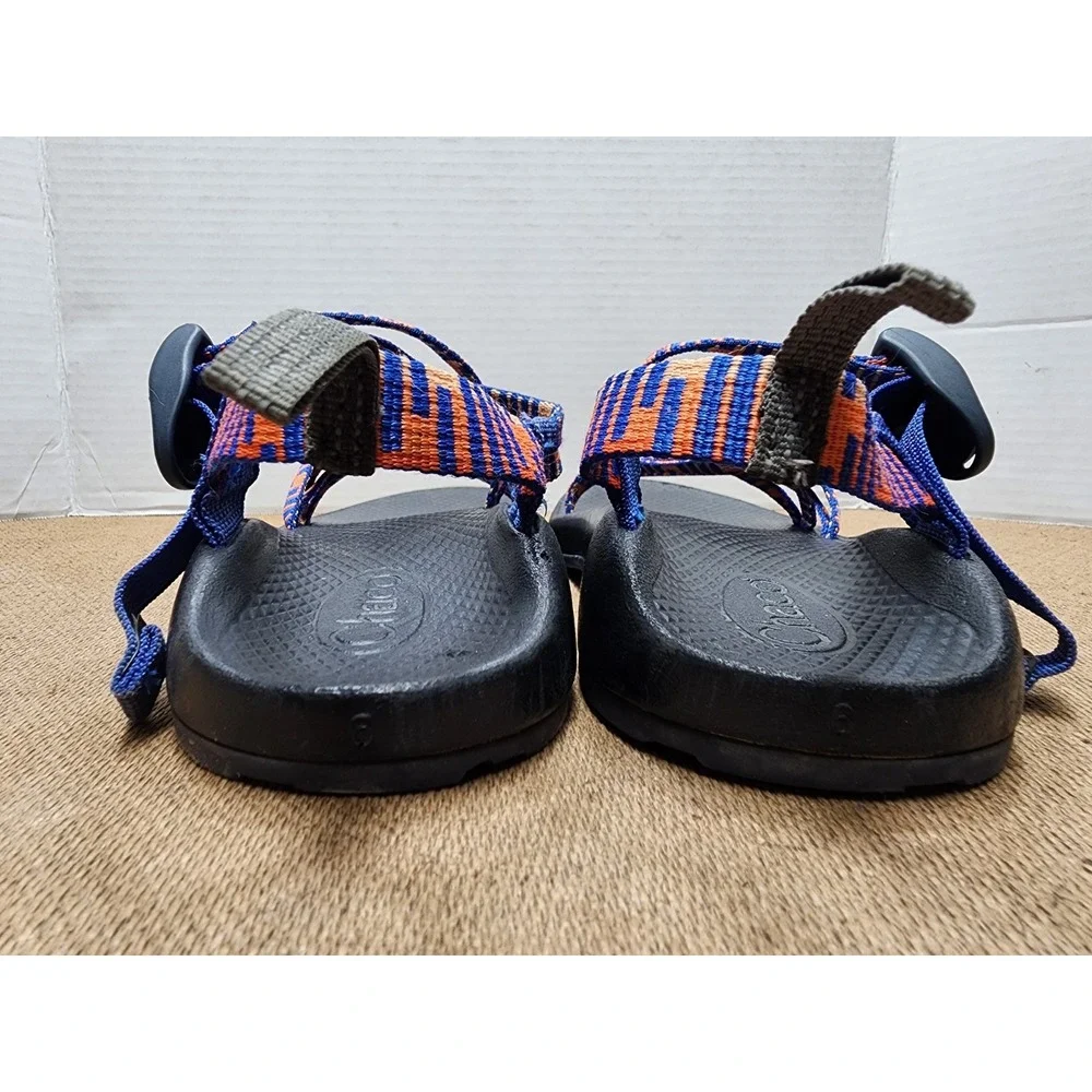 CHACO ZX/1 EcoTread Barrez Royal Canvas Water Sport Sandals Youth Sz. 6